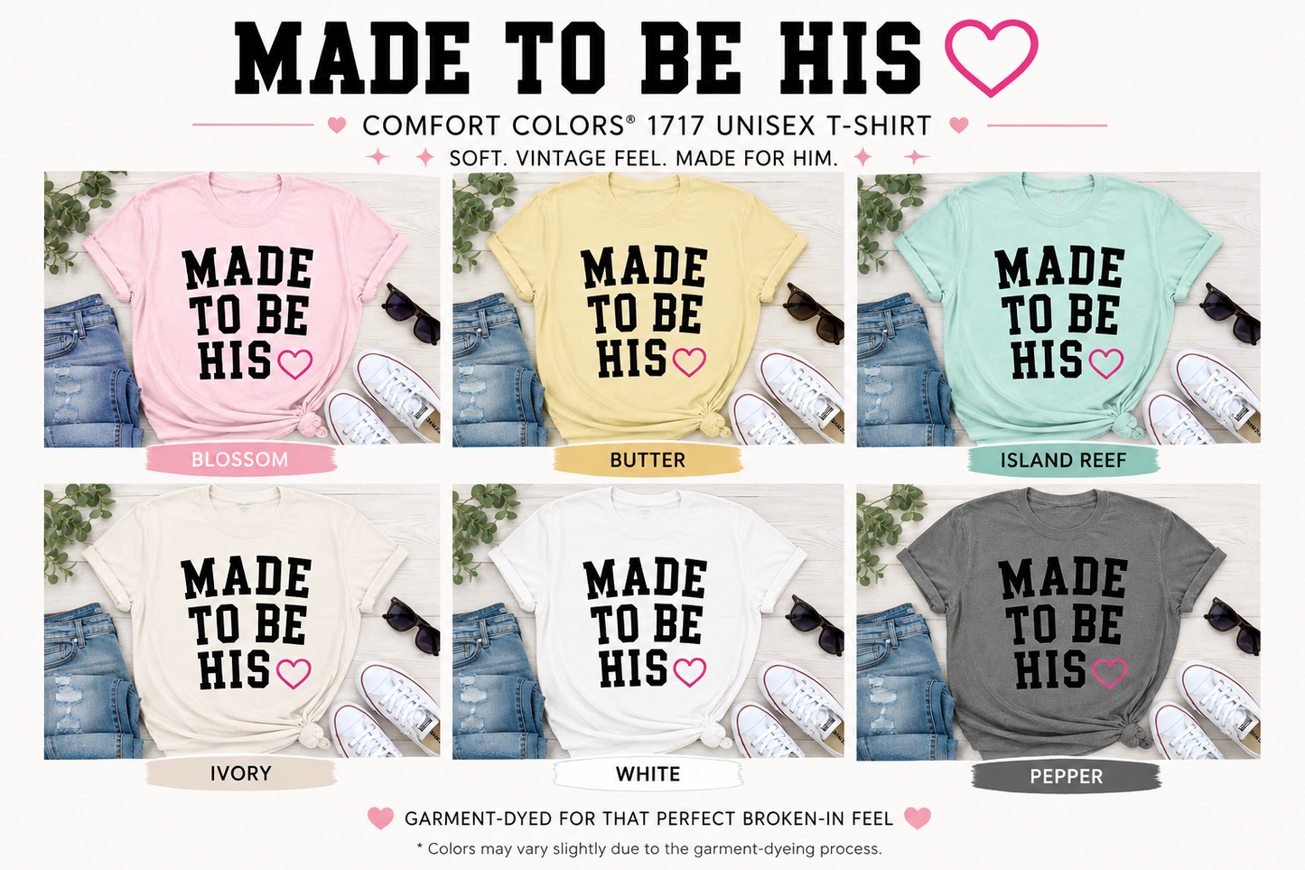 Made to Be His Adult Tee
