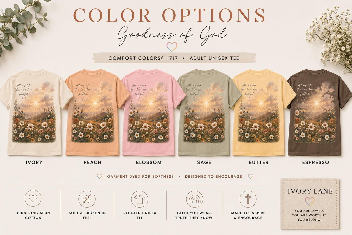Goodness of God | Adult Comfort Colors® Tee