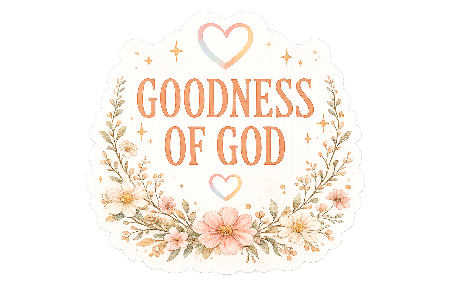 Goodness of God Vinyl Sticker