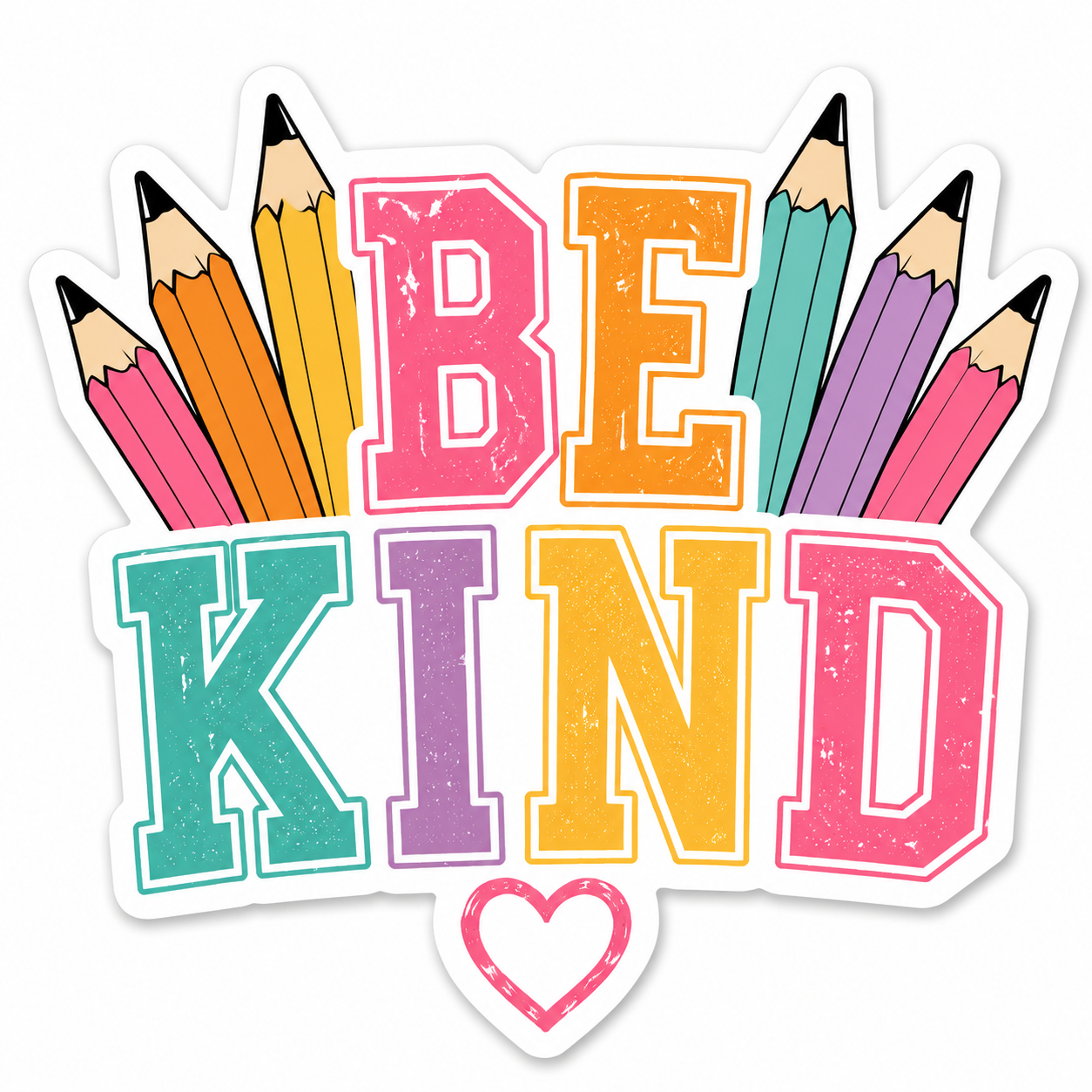 Be Kind School Vinyl Sticker