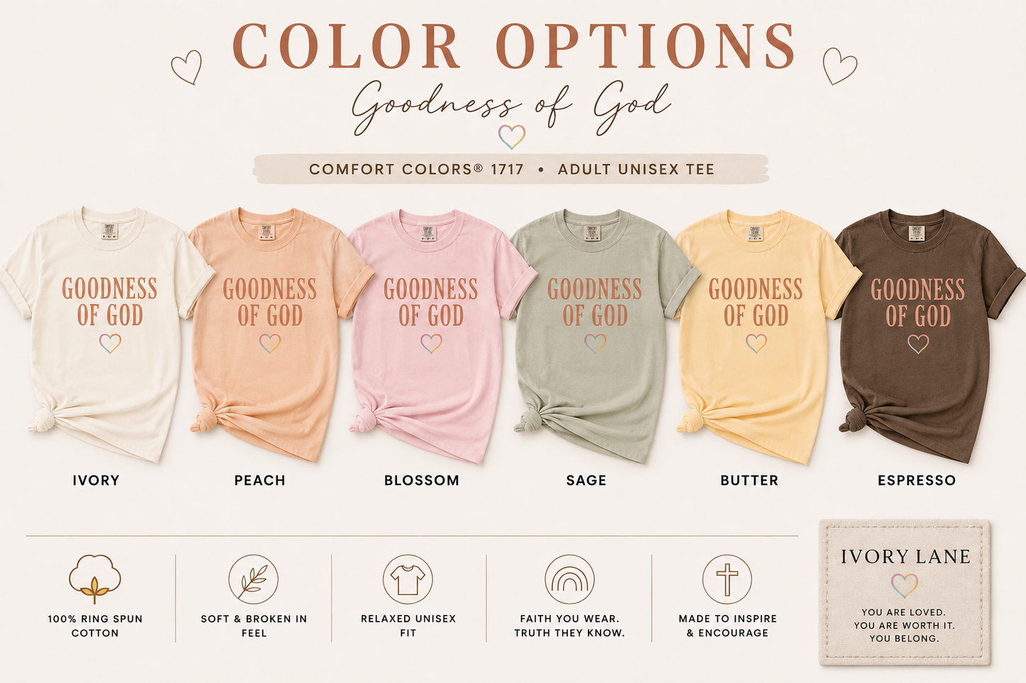 Goodness of God | Adult Comfort Colors® Tee
