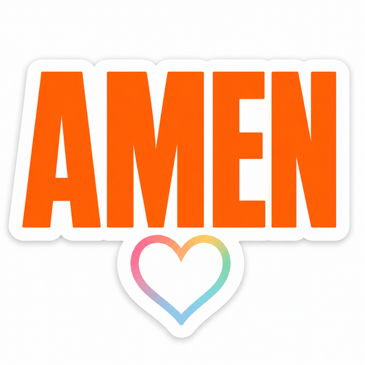 Amen Vinyl Sticker