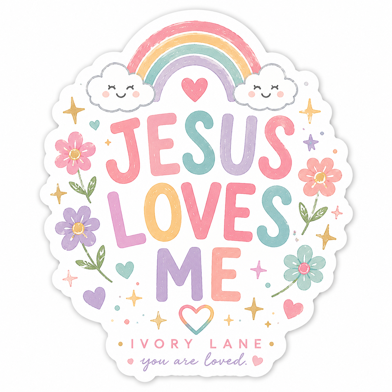 Jesus Loves Me VInyl Sticker
