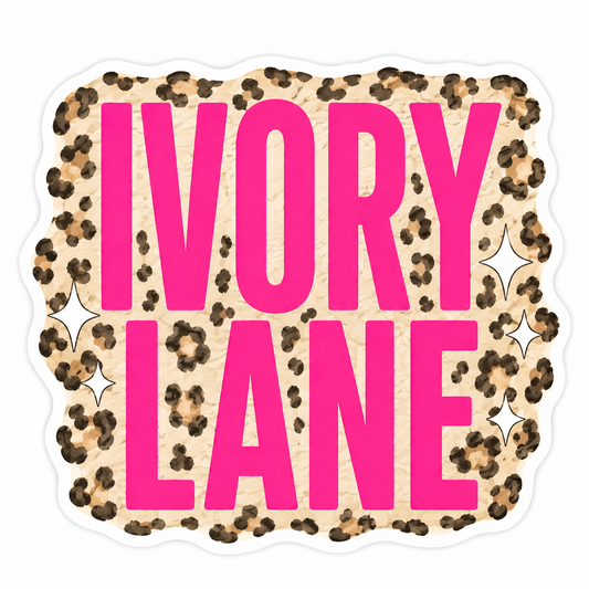 Ivory Lane Vinyl Sticker