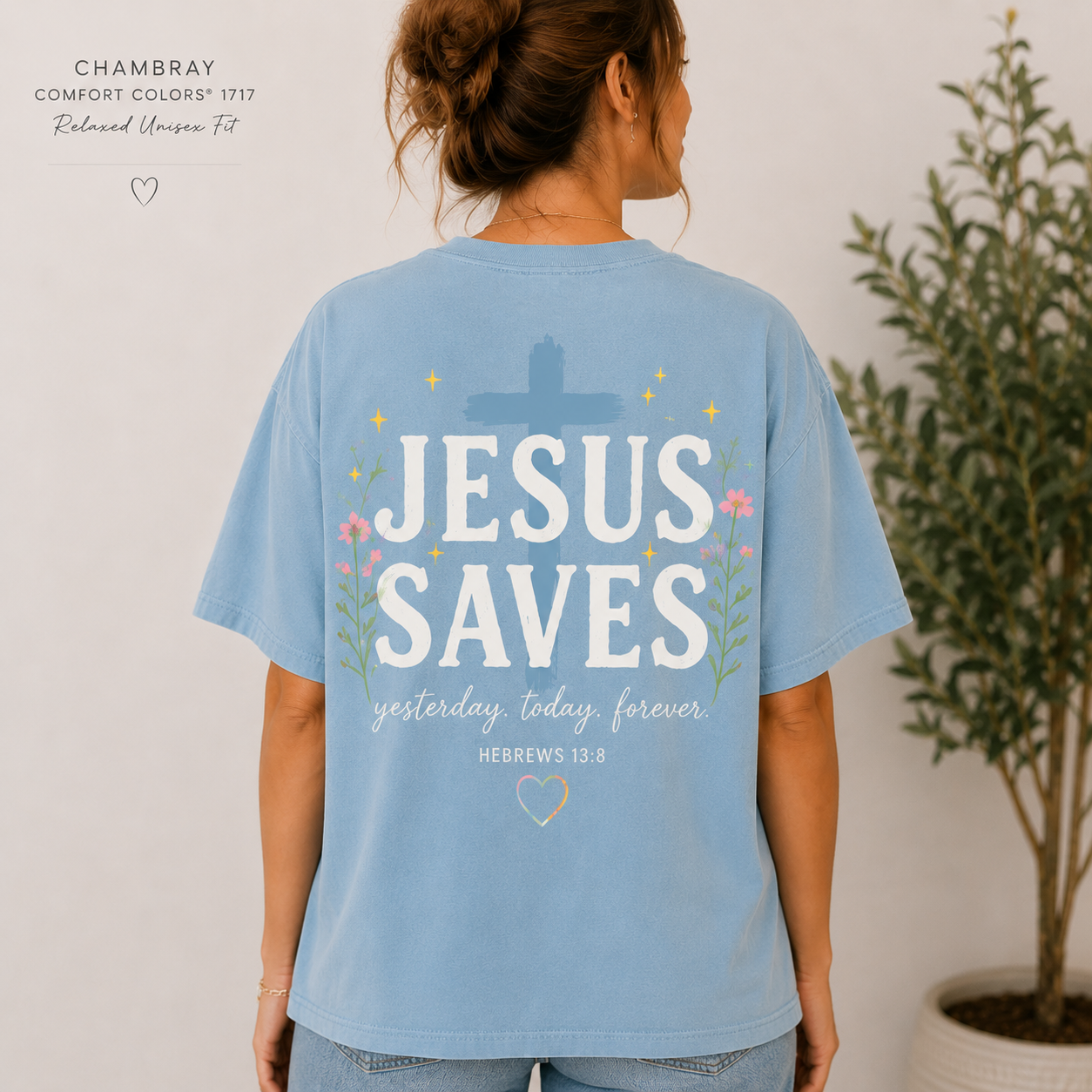 Jesus Saves | Adult Comfort Colors® Tee