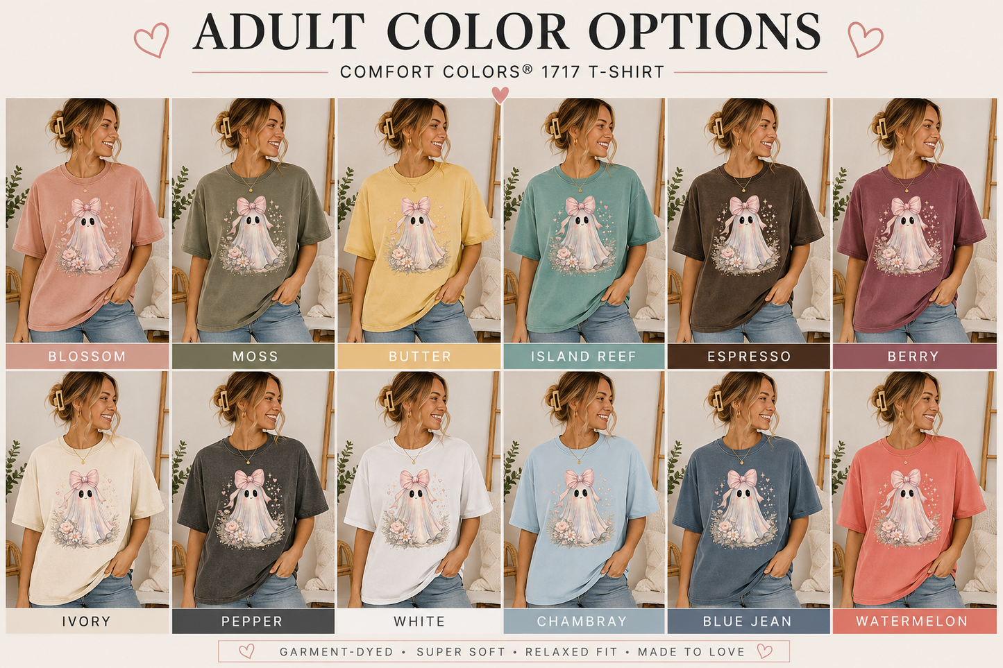 Pretty Little Boo Adult Comfort Colors® Tee