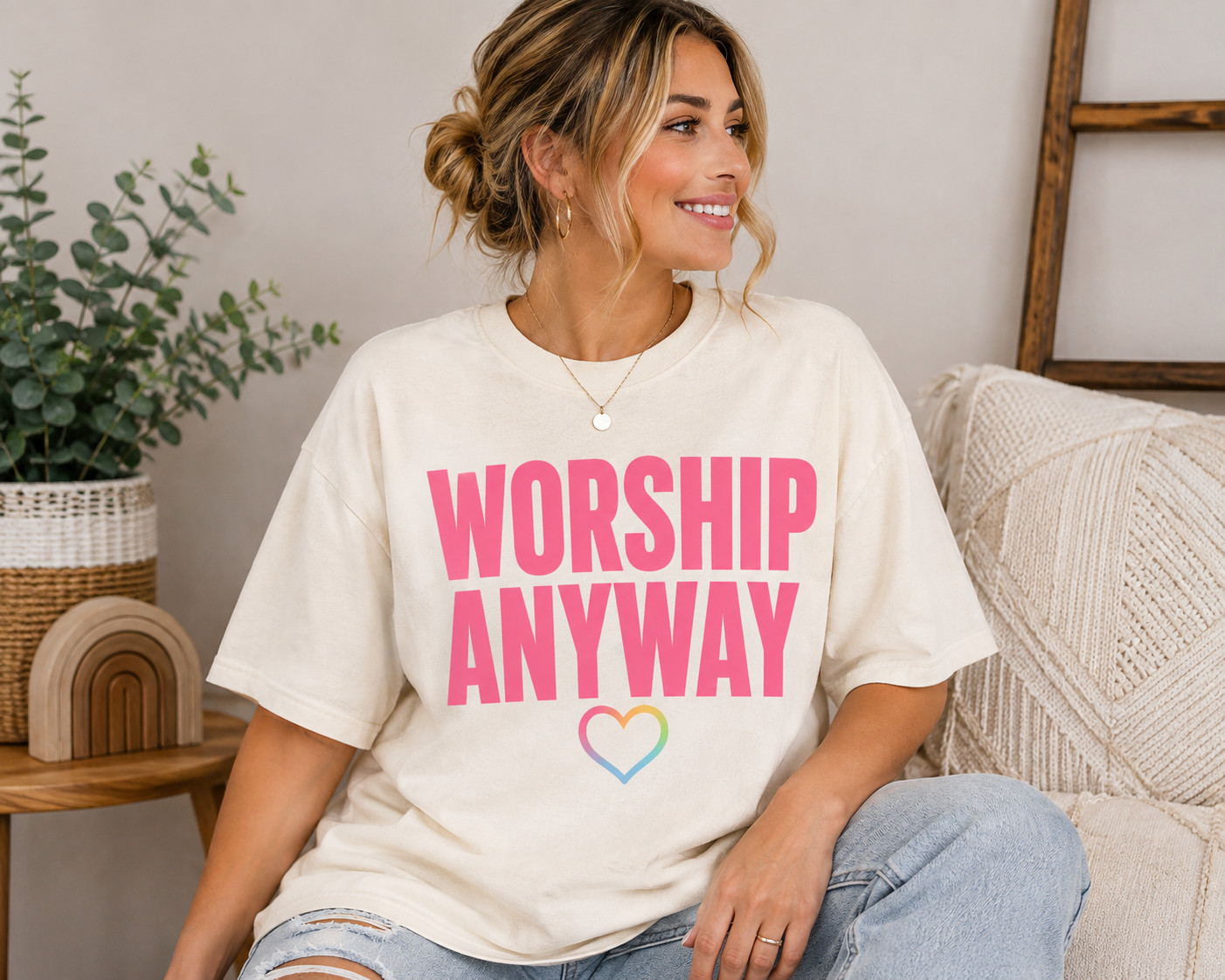 Worship Anyway Adult Comfort Colors® Tee