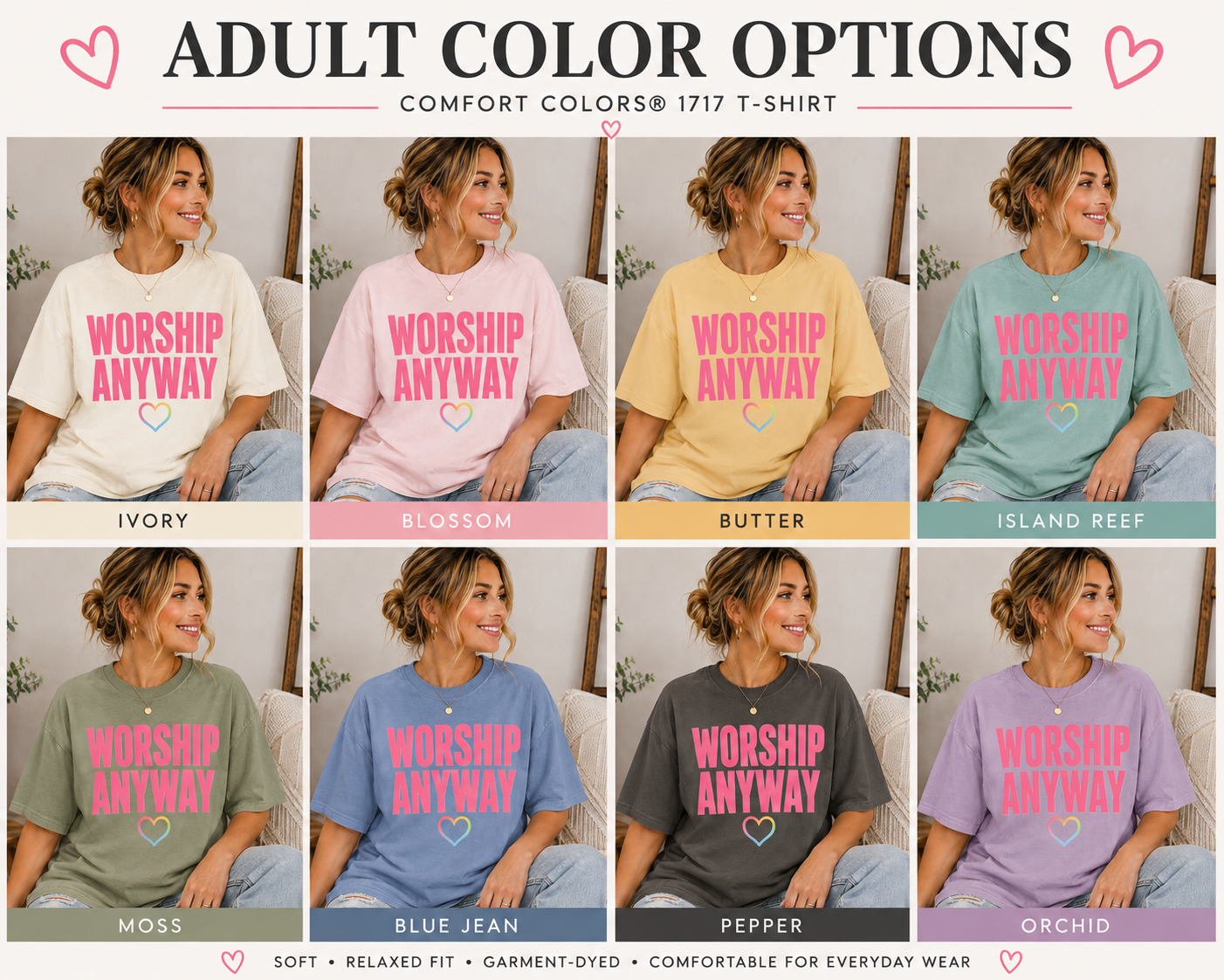 Worship Anyway Adult Comfort Colors® Tee