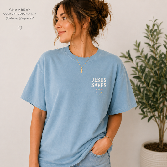 Jesus Saves | Adult Comfort Colors® Tee