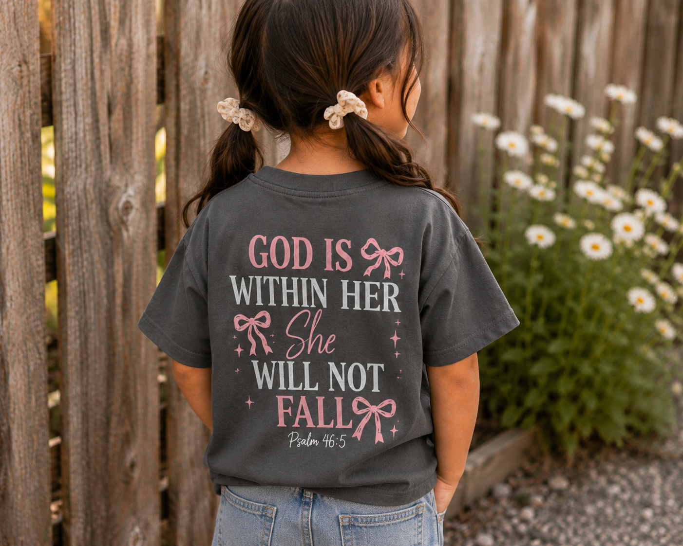 God is Within Her, She Will Not Fall Shirt