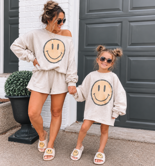 Mama + Mini Smiley Sweatshirt