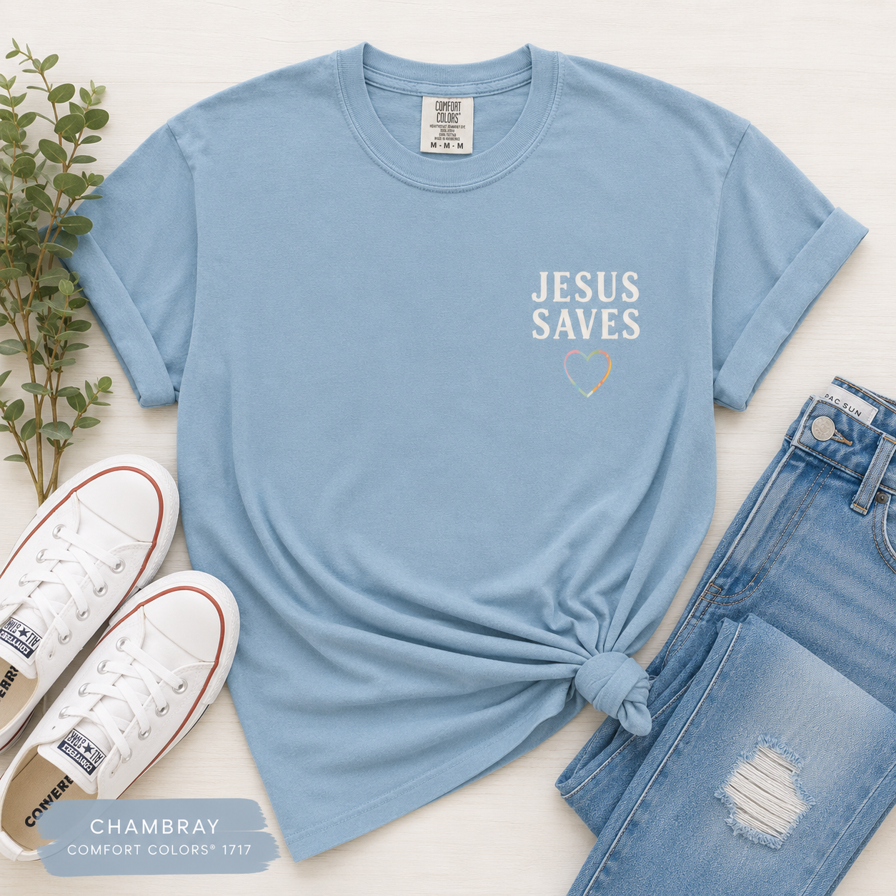 Jesus Saves | Adult Comfort Colors® Tee