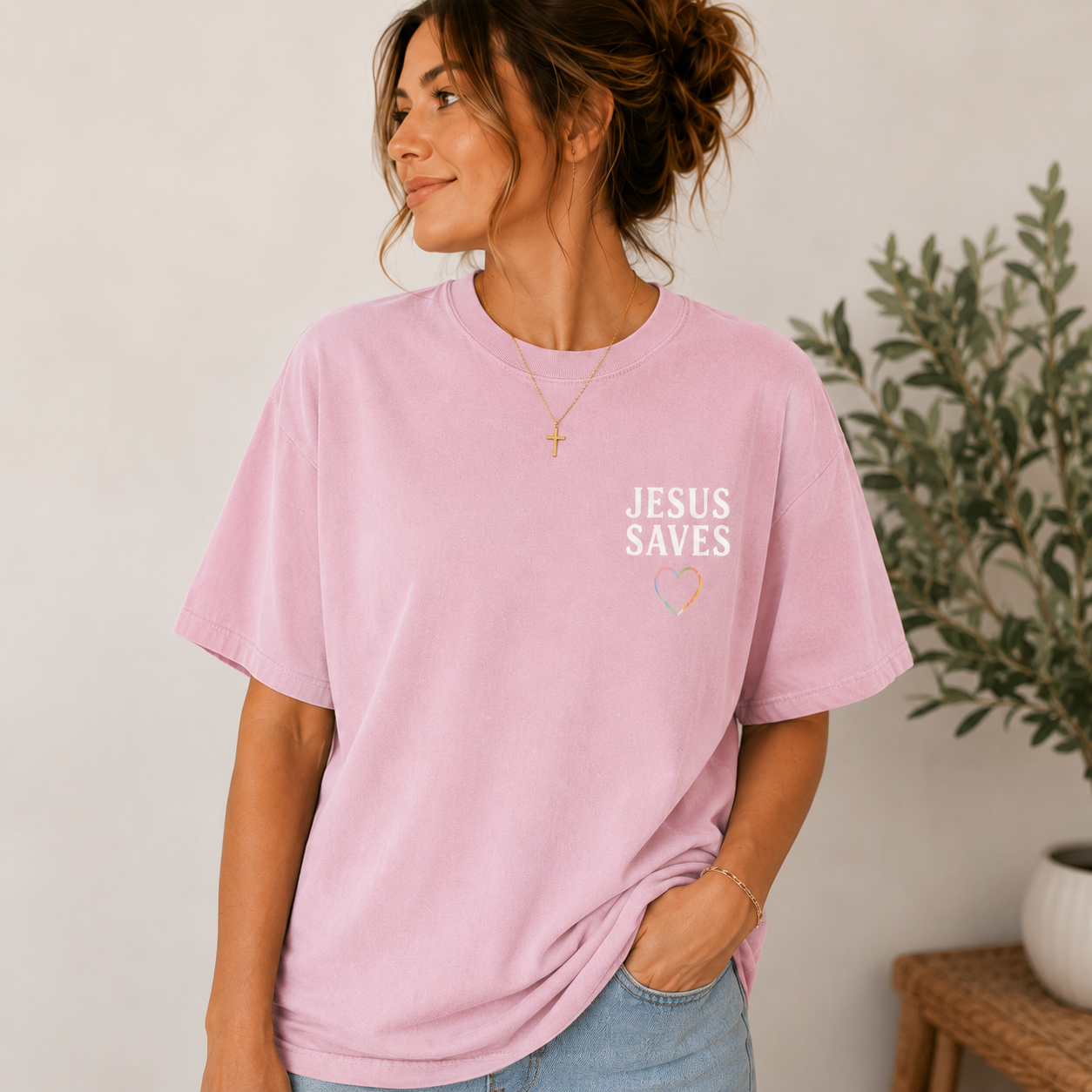 Jesus Saves | Adult Comfort Colors® Tee