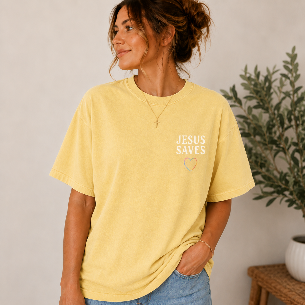 Jesus Saves | Adult Comfort Colors® Tee