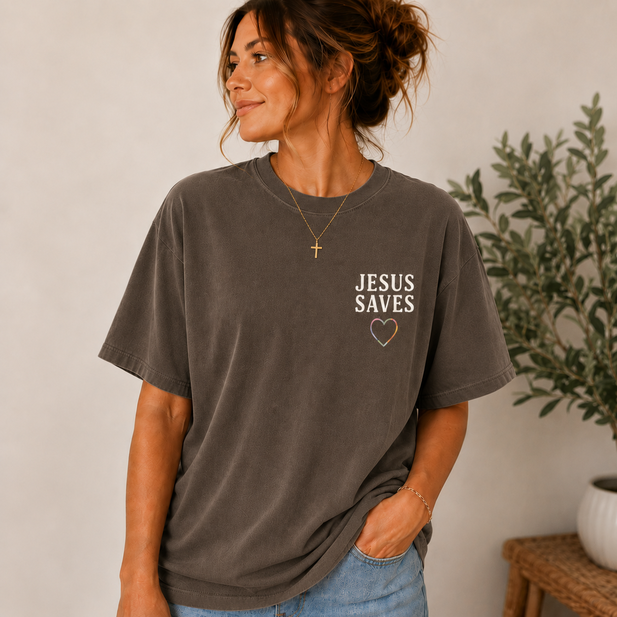 Jesus Saves | Adult Comfort Colors® Tee