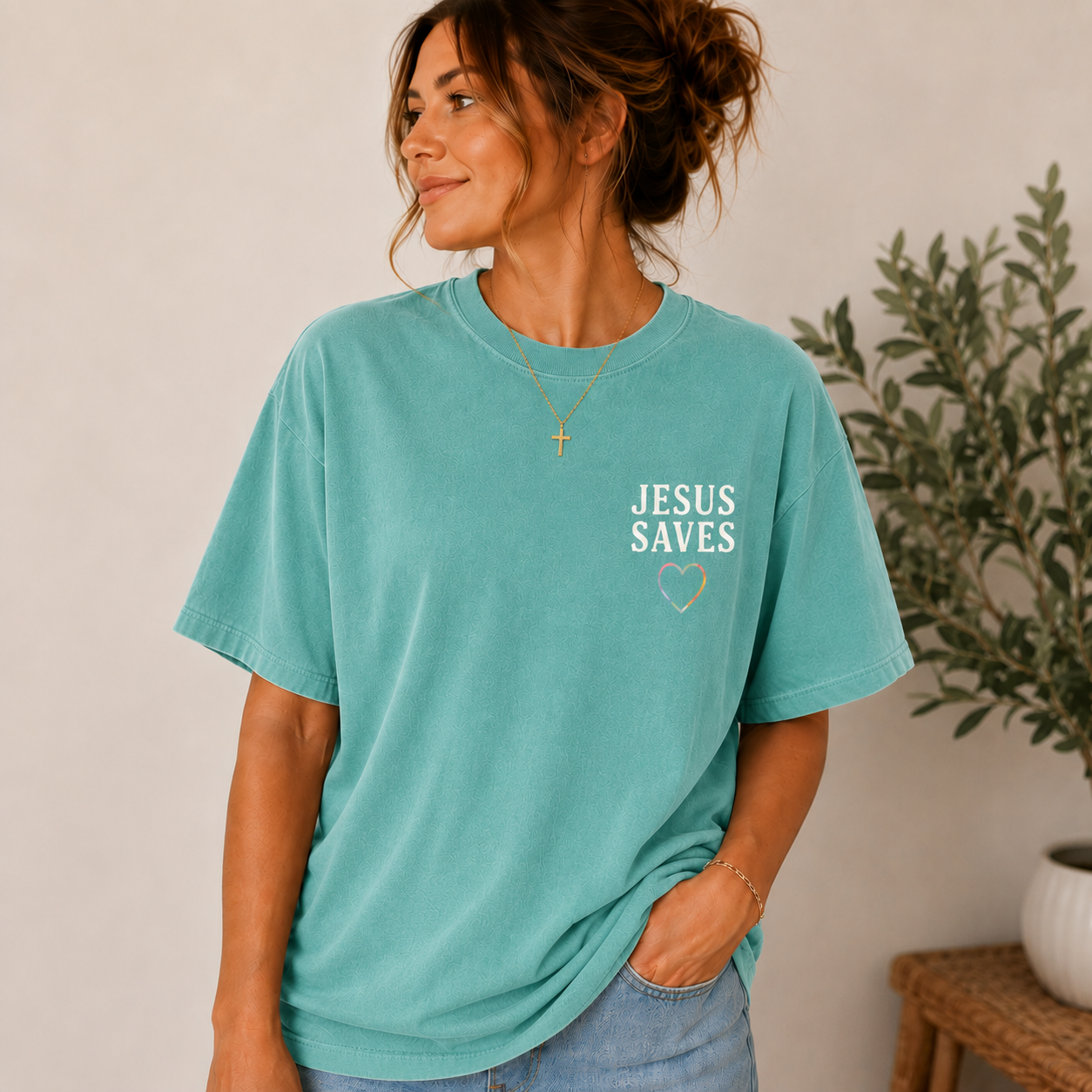 Jesus Saves | Adult Comfort Colors® Tee