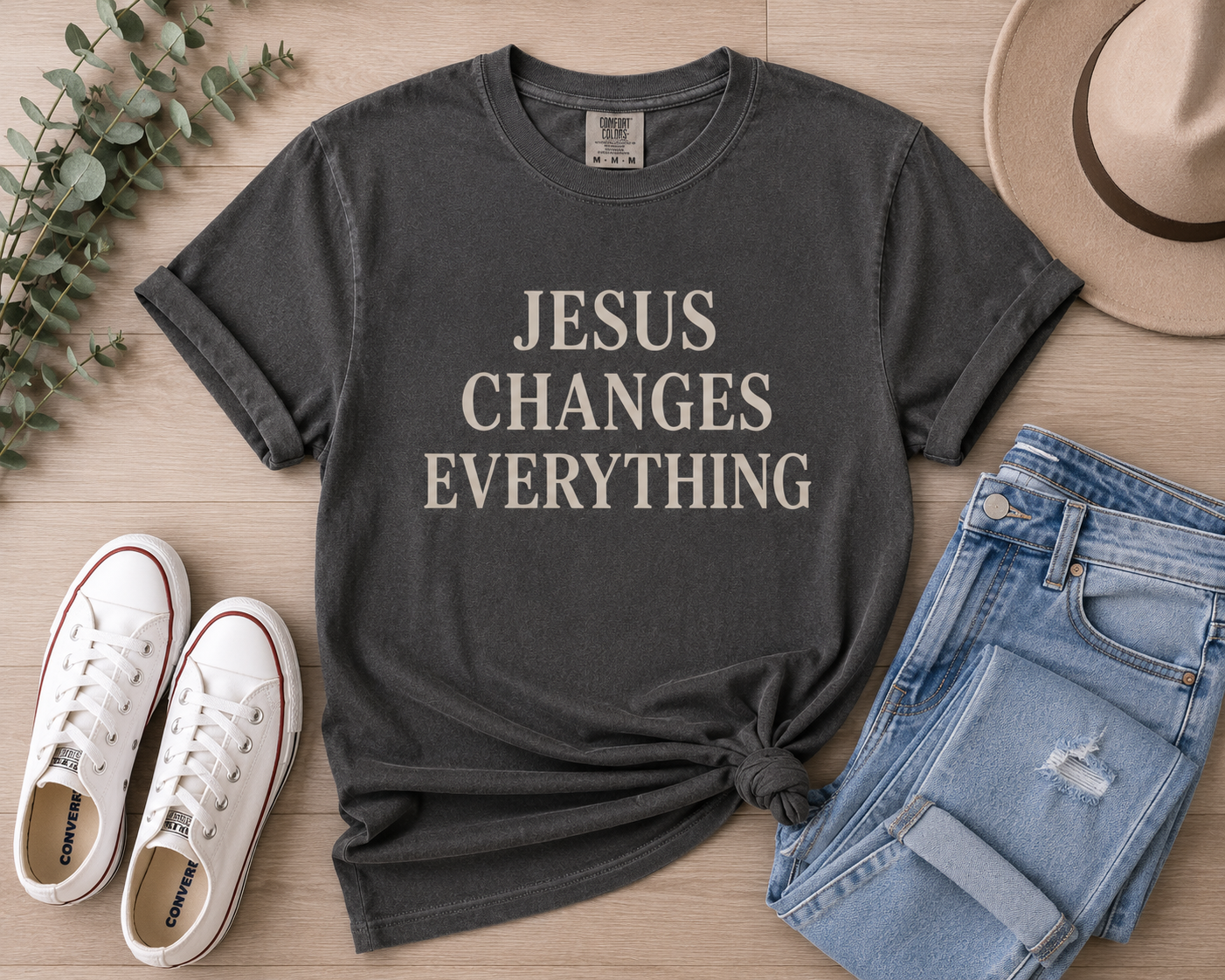 Jesus Changes Everything | Adult Comfort Colors® Tee